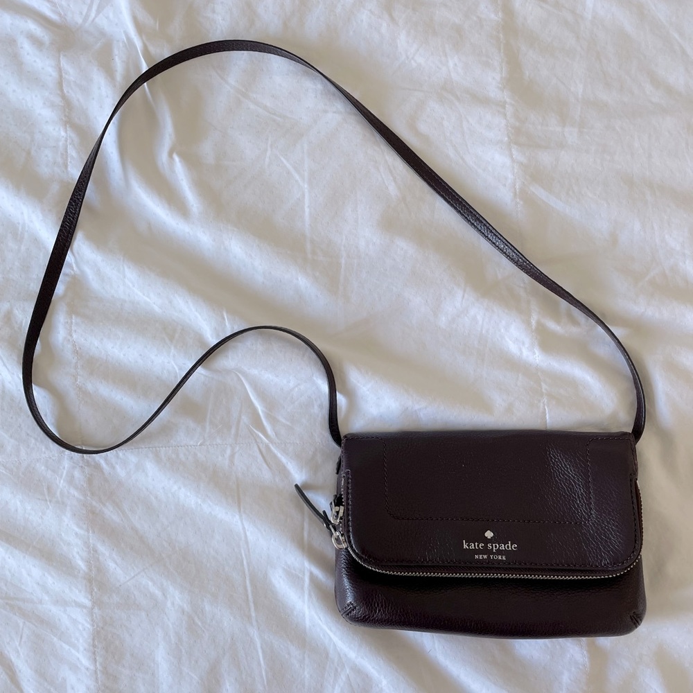 ♠️Kate Spade dark maroon crossbody